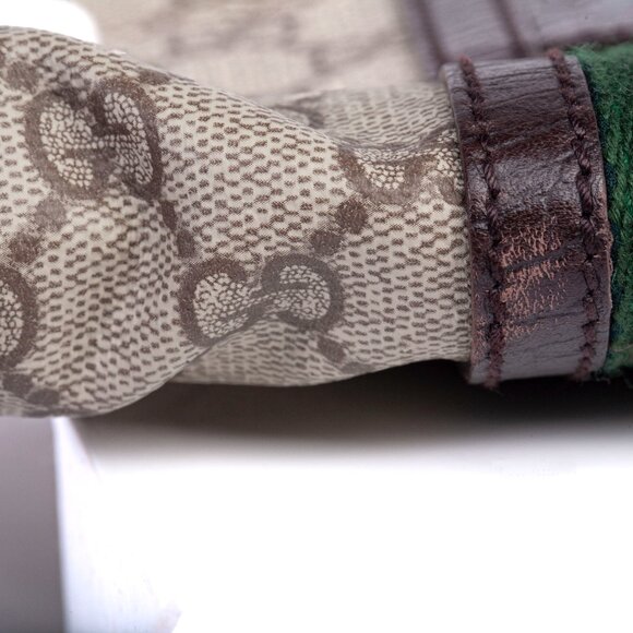 Authentic GUCCI GG Supreme Monogram Web Small Ophidia Belt Bag - Picture 10 of 11